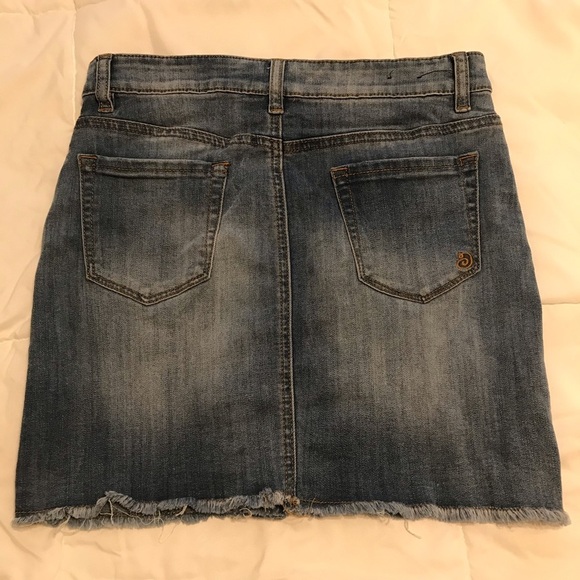 Indigo Rein Jean Mini Skirt - Picture 3 of 6